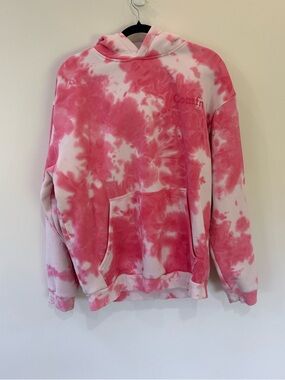 Comfrt oversized minimalist hoodie (strawberry swirl)